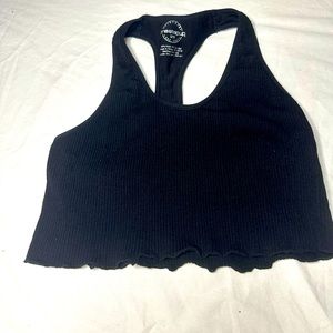 Black crop top